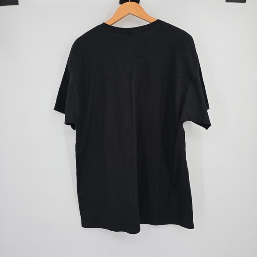 Champion Mens Script Logo Graphic T-Shirt Black XL GT23H 586N9A New With‎ Tags - Picture 2 of 7